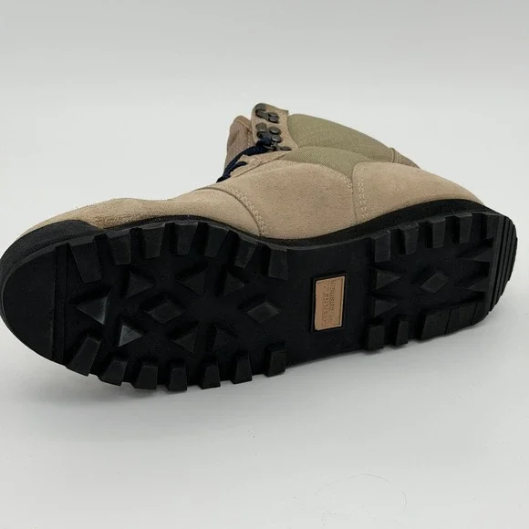 Vintage Merrell Light Traveler Mens 12 Narrow Hiking Boots Tan Suede Outdoors - Picture 9 of 11